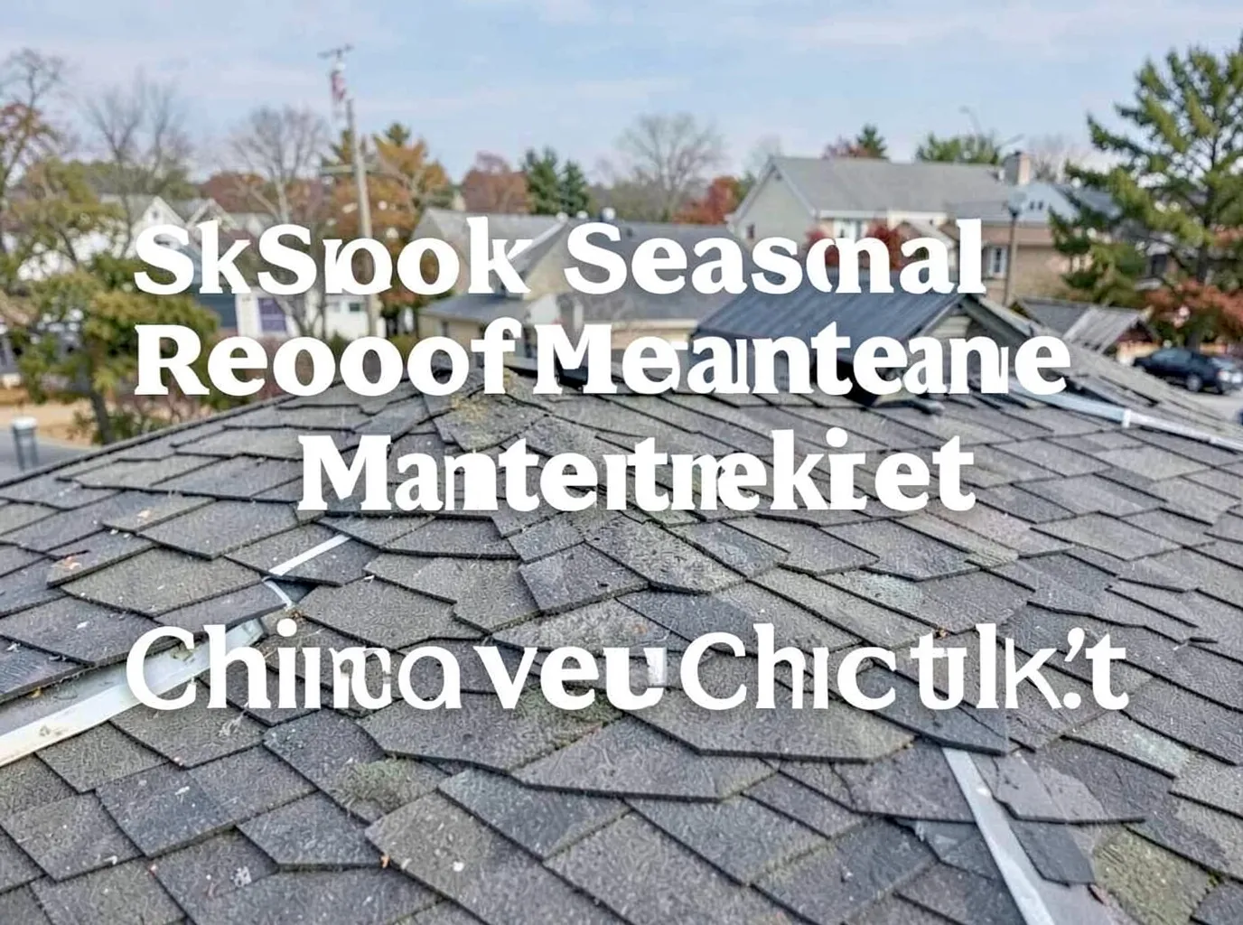 Skokie Seasonal Roof Maintenance Checklist